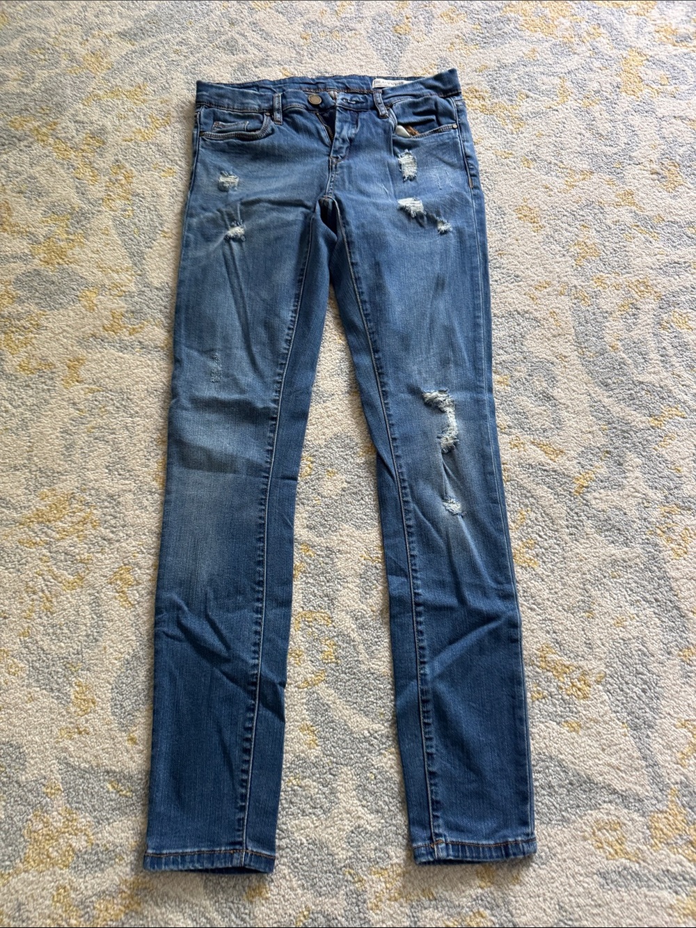 Blank NYC Women’s Distressed Skinny Jeans - Blue Wash